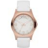 Marc Jacobs MBM1260 Baby Dave White Dial Leather Analog Ladies Watch