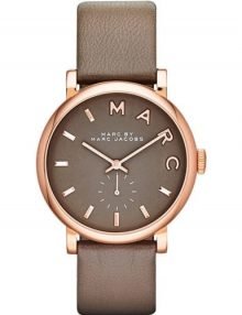 Marc By Marc Jacobs mbm1266 Baker Rose Tone Grey Leather Ladies Watch
