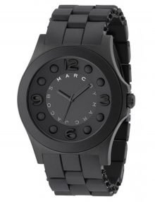 Marc by Marc Jacobs MBM2510 Gents Beige Dial Quartz Watch with Blackrubber Strap