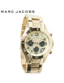Marc by Marc Jacobs mbm3158 Rockstainless steel gold plated stainless steel Ion-Plated Chronograph Mens Watch