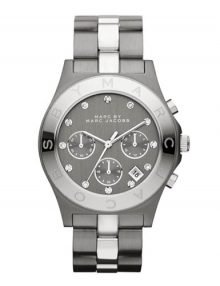 Marc Jacobs Women's MBM3179 Blade Gunmetal Stainless Steel Watch