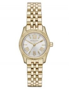Michael Kors MK3229 Ladies Silver Dial Gold-tone Stainless Steel Watch