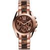 Michael Kors Mini Bradshaw Women's Brown Tortoise Two Toned MK5944 Watch-0