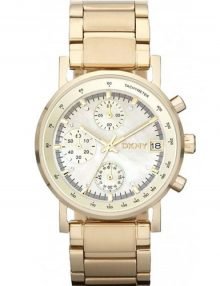 DKNY NY4332 Ladies Gold Tone Bracelet Chronograph Watch