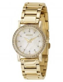 DKNY NY4792 Gold-tone Steel Bracelet Mother-of-Pearl Dial Women's Watch