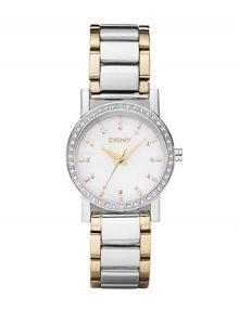 DKNY NY8193 Glitz Round Two-Tone Ladies Watch