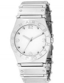 Marc By Marc Jacobs MBM8518 Womans Silver Polish Tone Steel Watch With Crystals