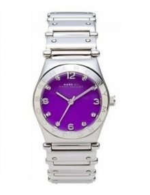 Marc by Marc Jacobs MBM8560 Amy Womens Pink Dial Stainless Steel Watch