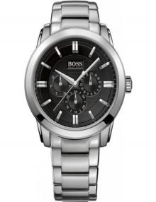 Hugo Boss 1512893 Multi-Function Black Dial Stainless Steel Males Watch