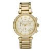 Buy Michael Kors 'Parker' Glitz gold-tone Crystal Chronograph Ladies Watch MK5354 $239.95 From designerswatch.Com