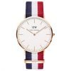 Daniel Wellington 0103DW Gents Classic Cambridge Eggshell NATO Strap Watch 40mm