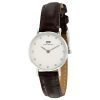 Daniel Wellington 0922DW Classy York White Dial Brown Leather Womens Watch 26mm