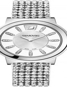 Swarovski 1000668 Piazza Womens Crystal Mesh Silver Stainless Watch