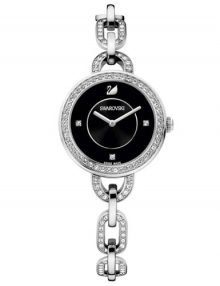 Swarovski 1094377 Aila Black Dial Silver Stainless Womens Watch