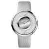 Swarovski 1135990 Crystalline Silver Dial Ladies Watch with Silver Nyon Fabric Strap