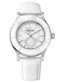 Swarovski 1181757 Octea Classica Females White Dial & Leather Watch