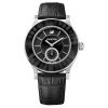 Swarovski 1181759 Octea Classica Ladies Black Dial & Leather Watch