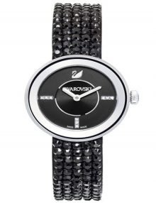 Swarovski 1183491 Piazza Mini Jet Mesh Black Womens Watch