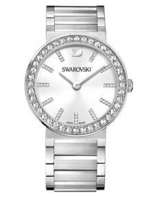 Swarovski 1185827 Citra Sphere White Dial Silver Stainless Steel Womens Watch