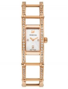 Swarovski 1186077 Indira Womens Rose Gold Tone Stainless Steel Band Watch