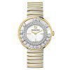 Swarovski 1187022 Lovely Crystals Ladies White Yellow Gold Tone Stainless Steel Watch