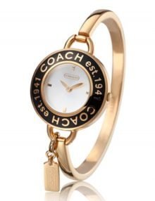 Coach 14501346 Bridgit Ladies Gold Plated Stainless Steel Round Watch