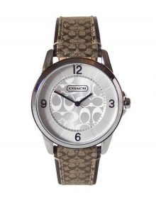 Coach 14601507 Classic Khaki Logo Strap Ladies' Watch