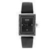 Hugo Boss 1502348 Black Angular Ladies Watch with Leather Band
