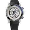 Hugo Boss 1512660 Round White Dial Chronograph Males Watch with Black Rubber Strap