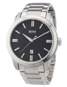 Hugo Boss 1512769 Quartz Black Dial Stainess Steel Gents Watch