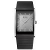 Hugo Boss 1512981 Centaur Modern Black Dial Blackrubber Men's Retangular Watch