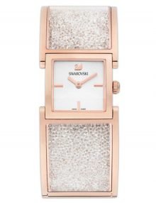 Swarovski 5027138 Crystalline Females Bangle Rose Gold Tone Watch