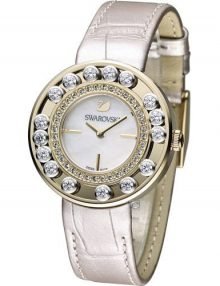 Swarovski 5027203 Lovely Crystals Womens Light Gold Tone Watch