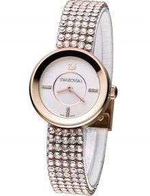 Swarovski 5027319 Piazza Mini Mesh Womans Rose Gold Tone Watch