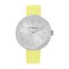 Swarovski 5095643 Daytime Citrine Silver Dial Yellow Leather Band Females Watch