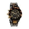 Nixon The 42-40 Chrono Watch in All Black/Tortoise