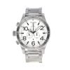 Nixon Men's A083-100stainless steel Analog White Dial Watch