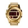 Nixon A360502 Unit SS All gold plated stainless steel Digital Men Wrist Watch