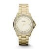 Fossil AM4453 Retro Traveler Three Hand gold plated stainless steelstainless steel Watch