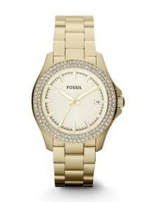 Fossil AM4453 Retro Traveler Three Hand gold plated stainless steelstainless steel Watch