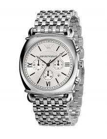 Emporio Armani Men's AR0315 Chronograph Silver Dialstainless steelstainless steel Watch