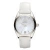 Emporio Armani AR0377 Ladiess Classic White Dial & Leather Band Watch