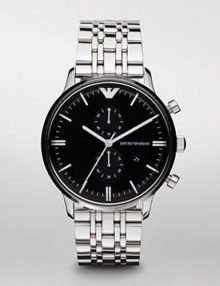 Emporio Armani Classic Gents'stainless steelstainless steel Back Dial Chronograph Watch AR0389