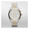 Emporio Armani AR0396 Mens Silver Dial Quartz Watch Two Tone stainless steel Strap