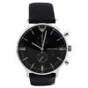 Emporio Armani AR0397 Classic Gents 5 Hands Chronograph Watch with Leather Strap