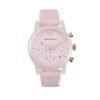 Emporio Armani AR1056 Women's Classic Pink Silicone Analog Quartz Watch with Pink Dial