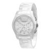 Emporio Armani Men's ceramic Chronograph White Dial Watch AR1403