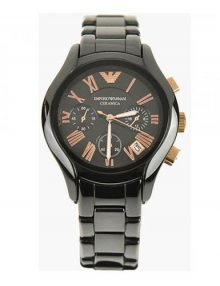 Emporio Armani Women's Chronograph ceramic Quartz Dial Watch AR1411