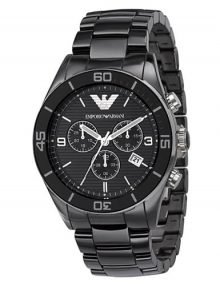 Buy Emporio Armani AR1421 ceramic Chronograph Watch $305.95From designerswatch.Com