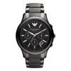 Buy Armani Men's ceramic Black Chronograph Watch AR1452 $315.95 From designerswatch.Com